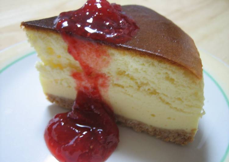 Airy and Rich Two-Layer Cheesecake
