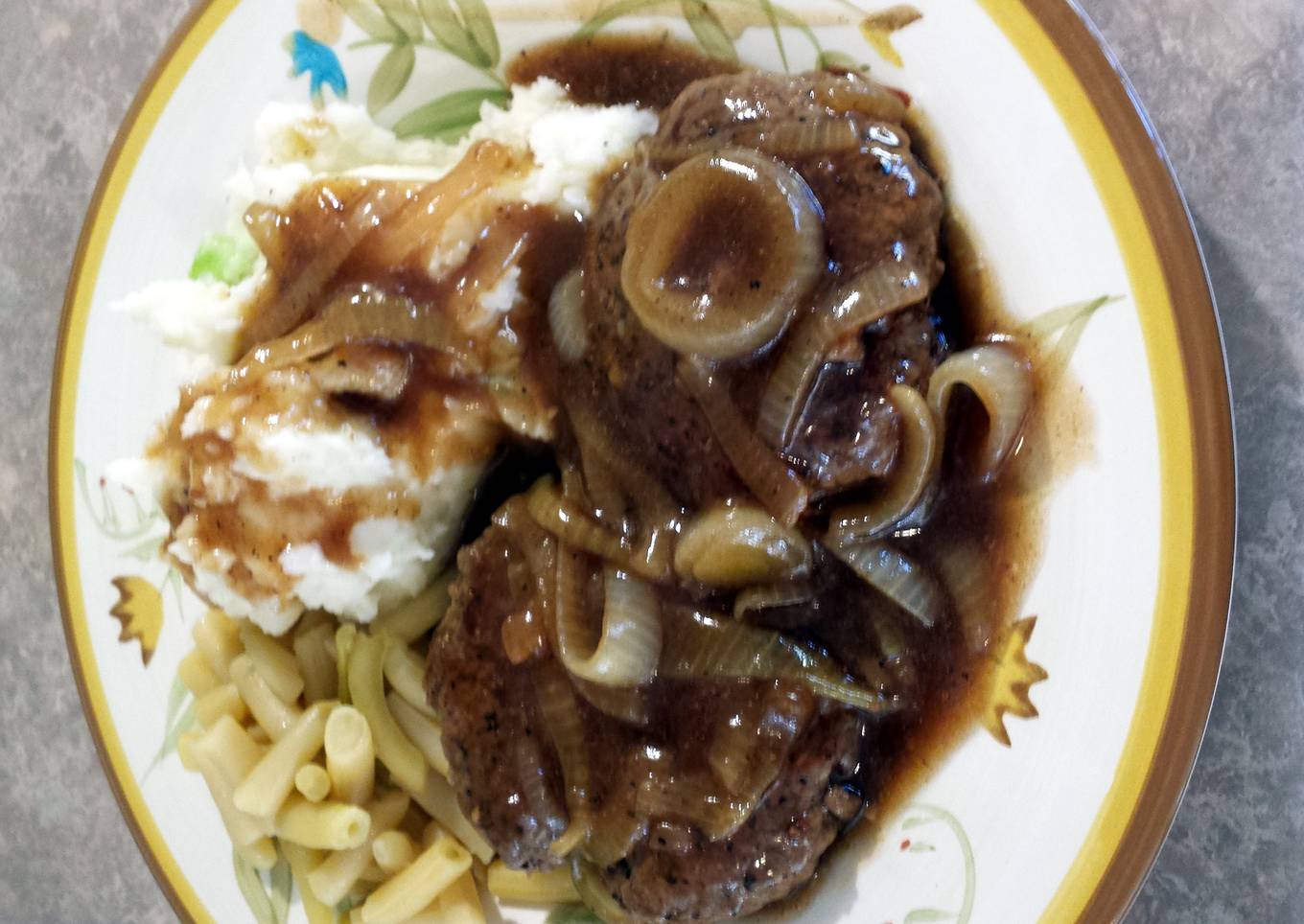 Hamburger Steak for Gluten free diets