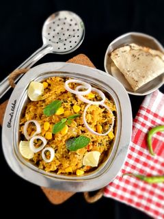 કોર્ન પાલક પુલાવ(Corn Spinach Pulao Recipe In Gujarati) રેસીપી મુખ્ય ફોટો