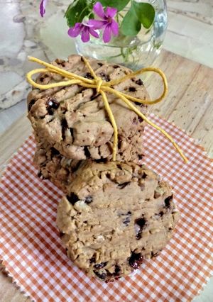 Una foto de Galletitas rápidas con o sin harina en microondas