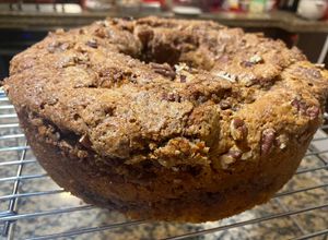 Una foto de Pecan streussel coffee cake