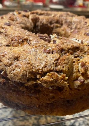 Una foto de Pecan streussel coffee cake