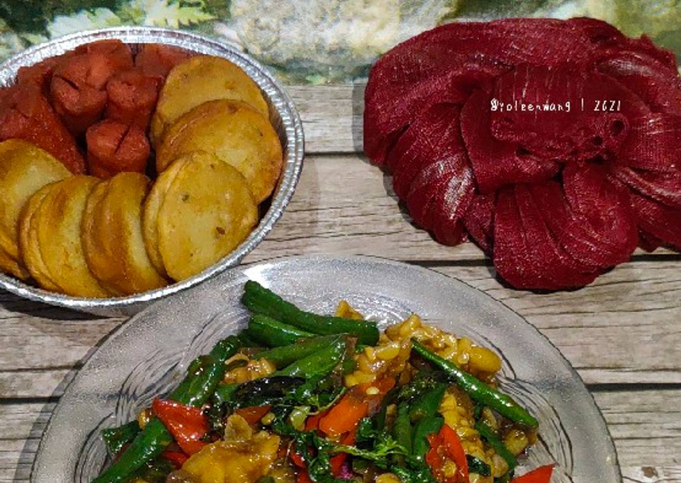 Oseng Tempe, Kacang Panjang, Kemangi