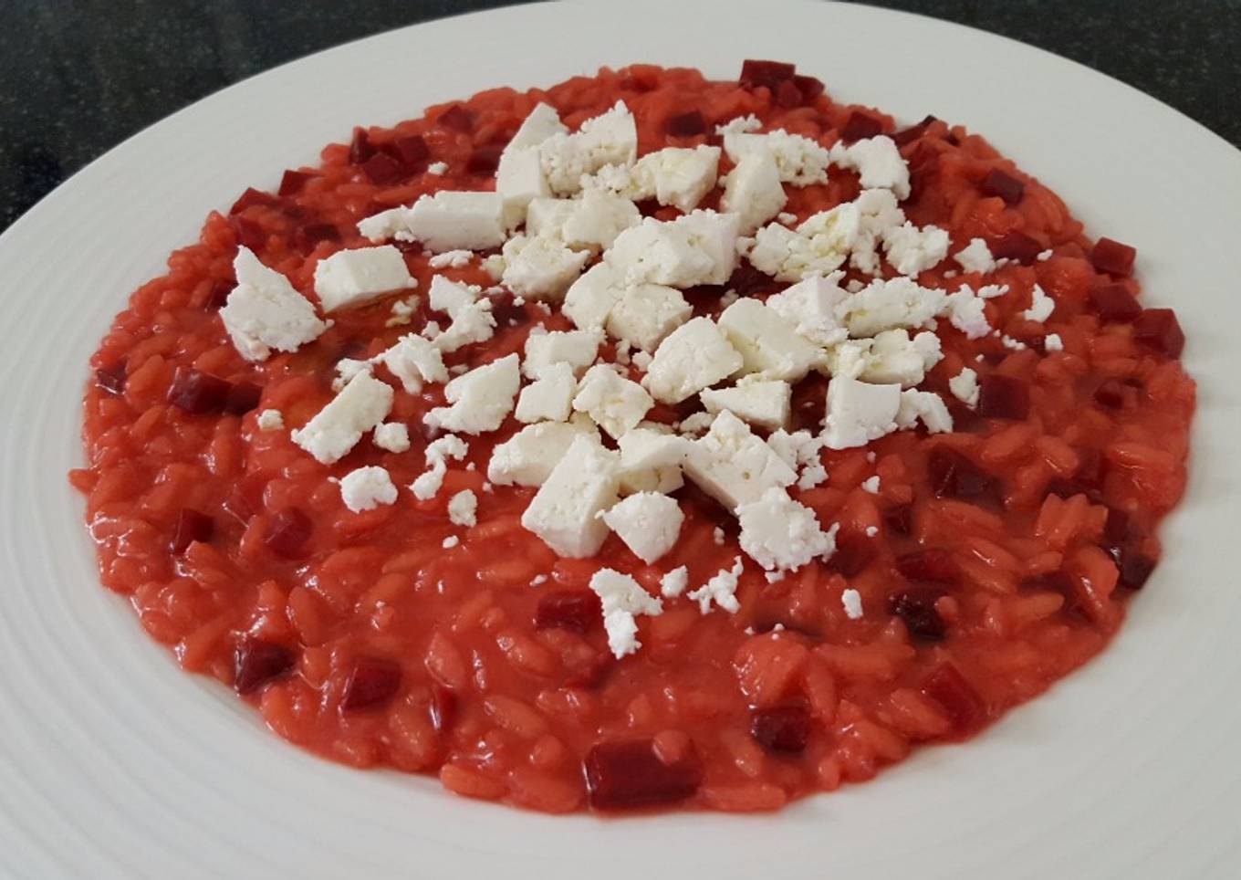 Beetroot risotto