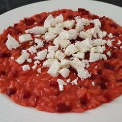 A picture of Beetroot risotto.