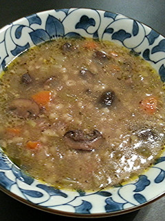 A picture of Hearty Vegetable Barley Soup.