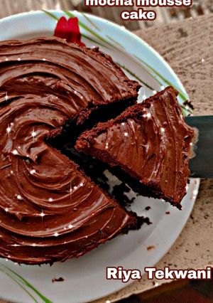 A picture of Mocha mousse cake.