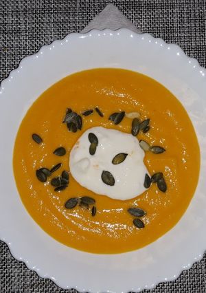 Nagydobosi sütőtök krémleves recept fotója