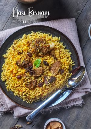 Foto resep Nasi Biryani Kambing