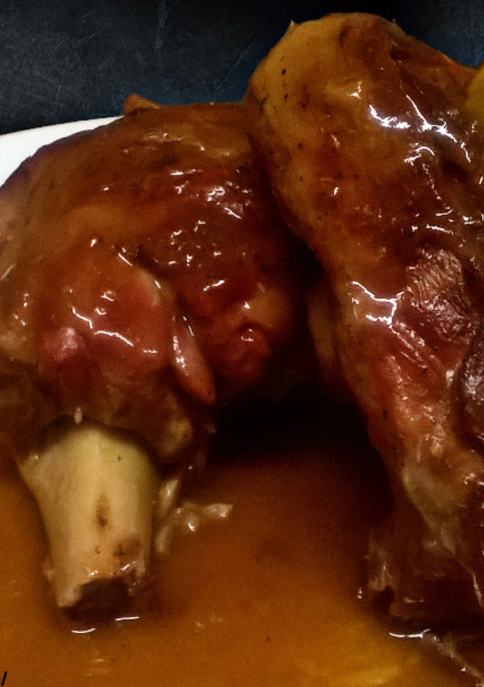 Una foto de Pierna de cordero asada al horno