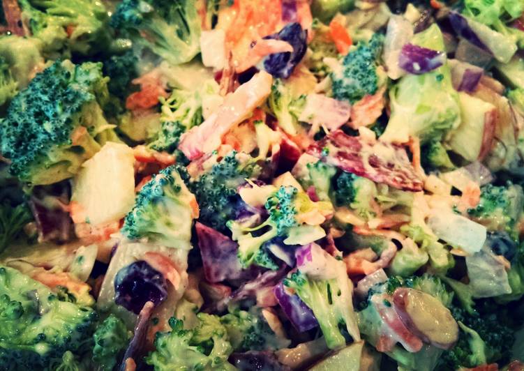 Simple Way to Make Super Quick Broccoli Apple Power Up Salad