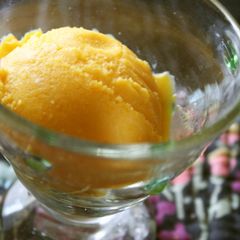 A picture of Refreshing Kabocha Ice Cream with Yogurt.
