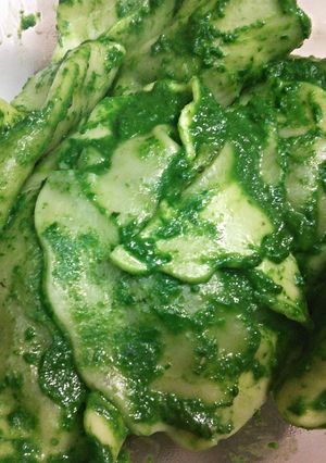 A picture of Spinach Basil Pesto.