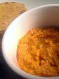 Sophie's cheating red pepper hummus