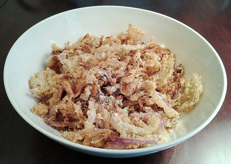 Recipe of Quick Crispy Onion Strings