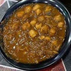 A picture of Panjabi chole.