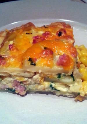 A picture of Baked Spanish Potato Omelette.