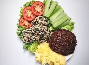 Hình của món Gạo lứt giảm cân.