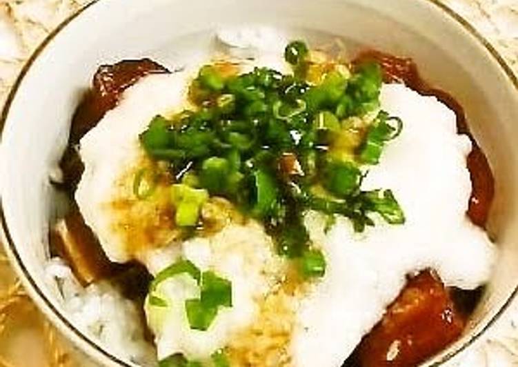 Marinated Tuna and Nagaimo Rice Bowl