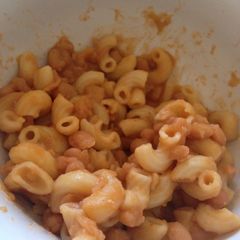 A picture of Elbows and Beans W/Pork.