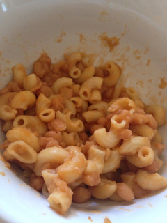 A picture of Elbows and Beans W/Pork.