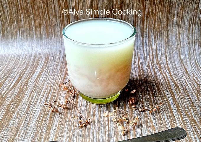 Resep Es Dawet Susu Sirup Melon Oleh Alya Simple Cooking🍳 Cookpad