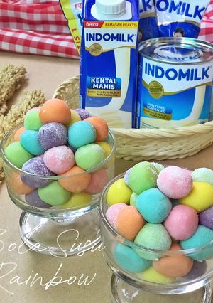 Foto resep Bola Susu Rainbow
