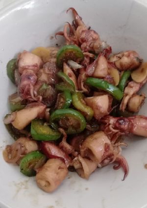 Foto resep Baby cumi cabe gendot