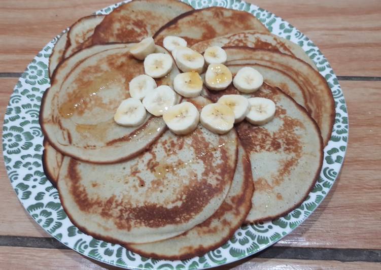 Steps to Make Speedy Banana pancakes