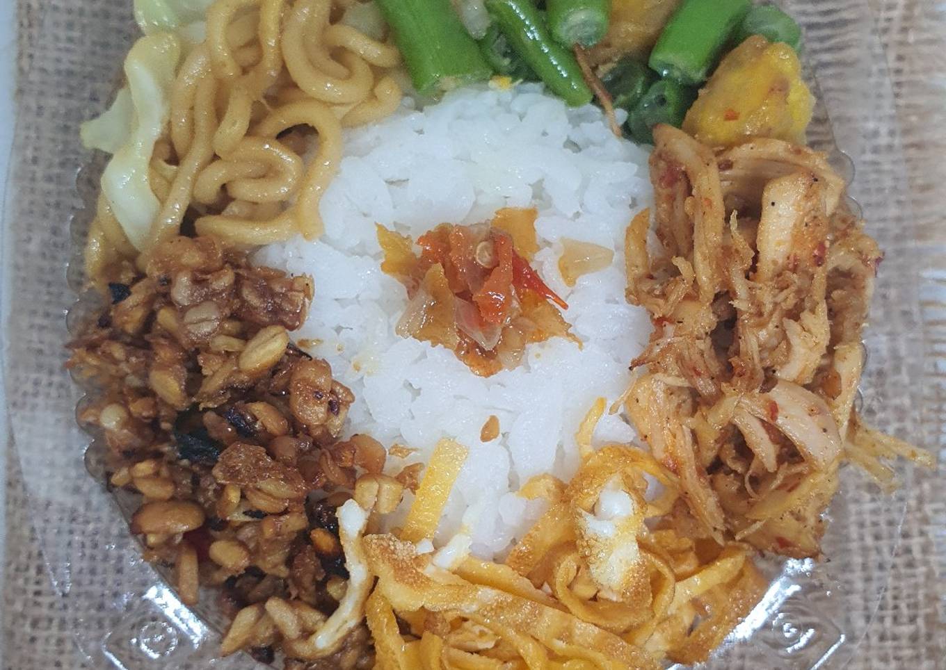 Nasi jinggo Bali ala fe