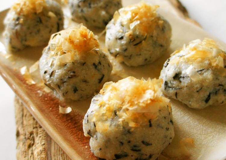 How to Make Homemade Chewy Cheese Hijiki &amp; Okara Balls