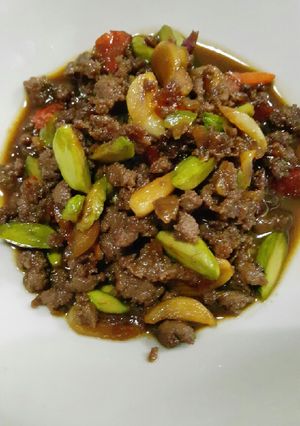 Foto resep Sapi petai kecap