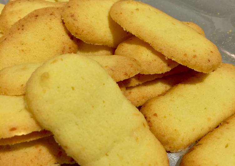 Step-by-Step Guide to Prepare Speedy Cheesy Butter Cookie ( a.k.a Lidah Kucing )