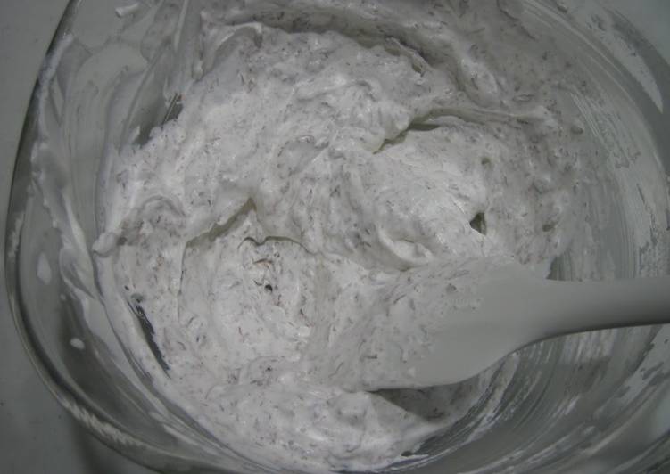 Steps to Prepare Speedy Whipped Cream with Chocolate Morsels