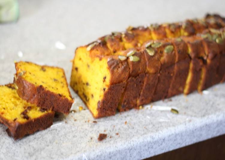 Steps to Make Award-winning Kabocha Squash &amp; Chocolate Pound Cake
