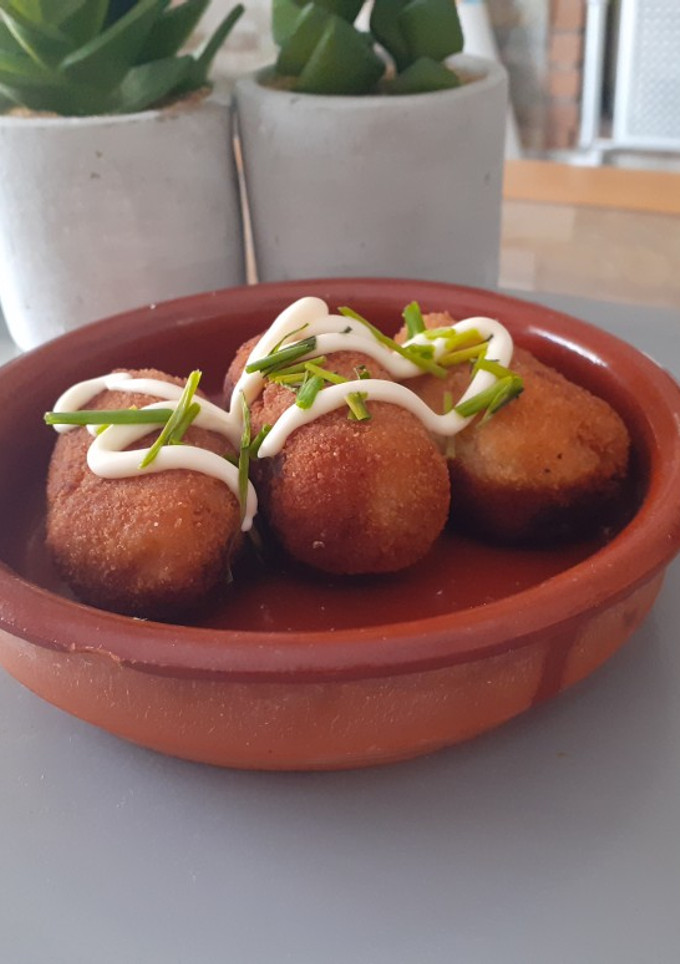 Una foto de Croquetas de setas