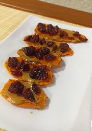 Una foto de Tostadas de camote