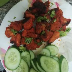 A picture of Chicken tikka boti.