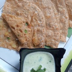 Alu Ka paratha 😋😋 A picture of Alu Ka paratha 😋😋.