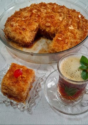 صورة لوصفة القطايف(الكنافة) الكذابة