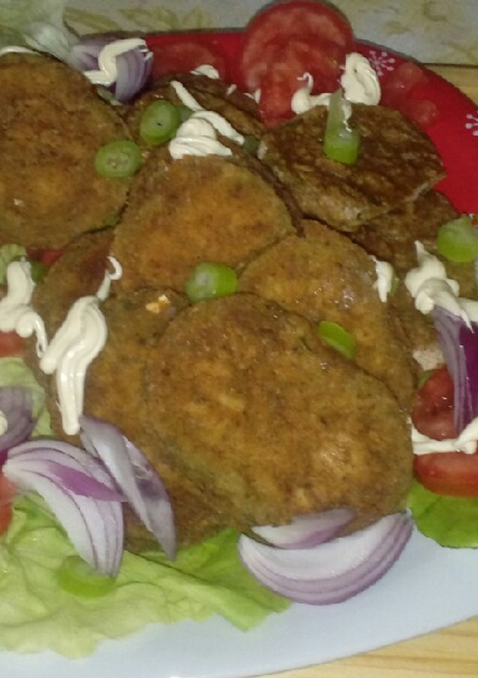 Una foto de Milanesas de zapallitos