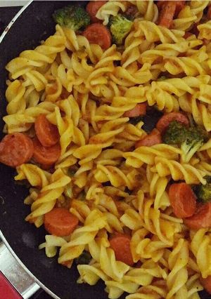 Foto resep Fusilli bolognese anak kosan super simple