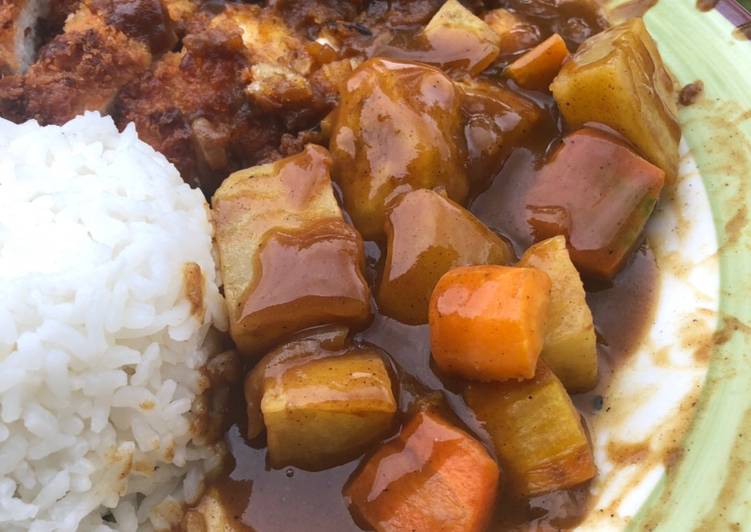 Cara termudah untuk Musim Dingin LezatCurry untuk Chicken Katsu