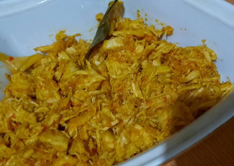 Resep @MANTAP Ayam suwir pedas ide masakan sehari hari