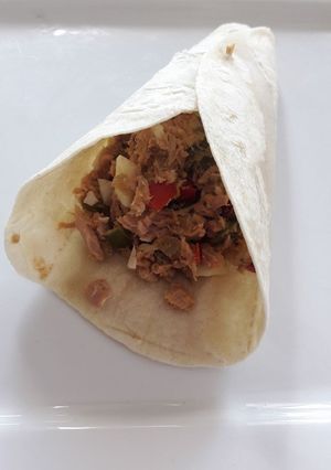 Una foto de Tacos de atún