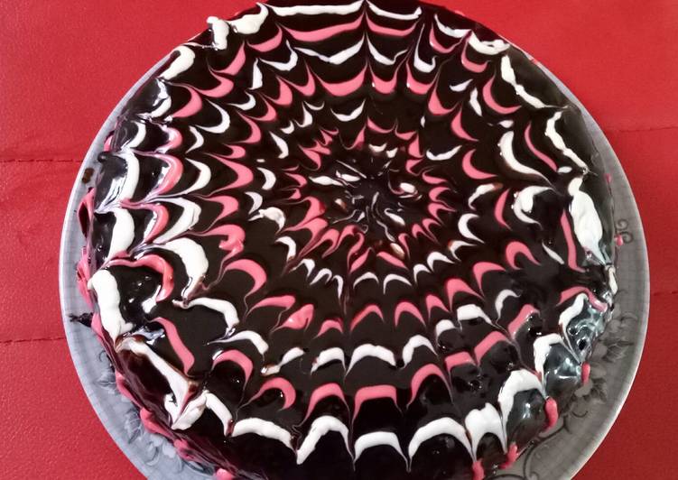 Brownies Kukus Putih Telur with ganache