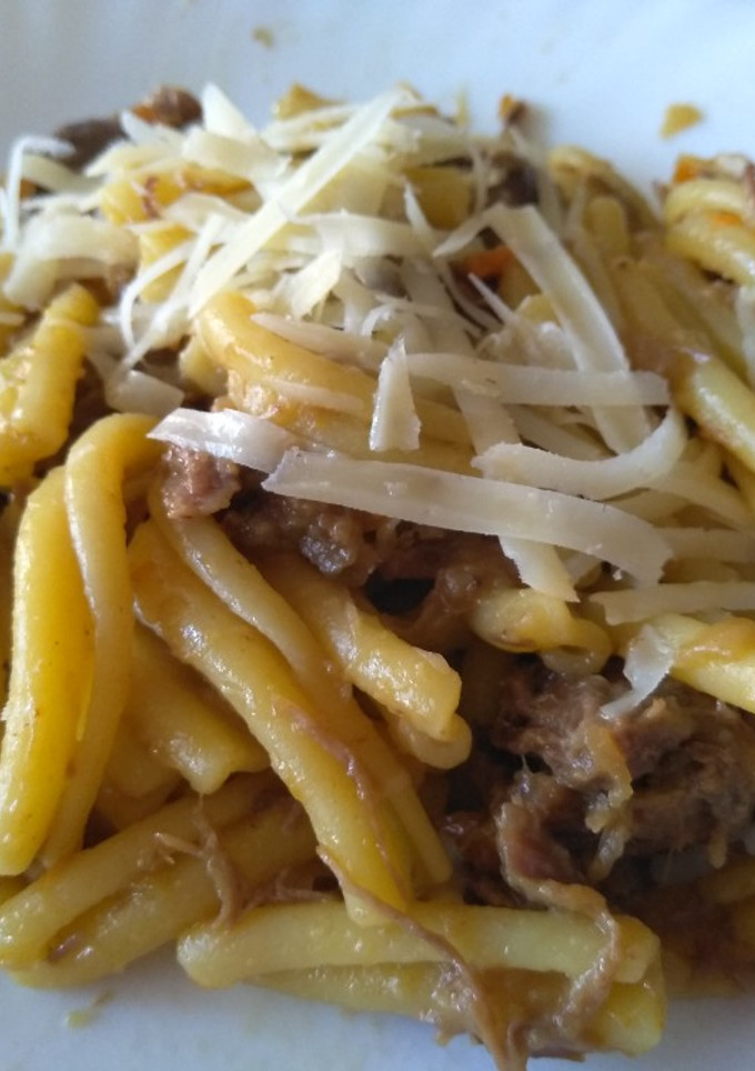 Una foto de Pasta a la Genovese