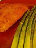 Turkey Cordon Bleu with Asparagus