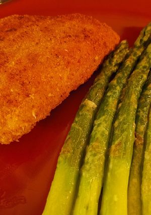 Une photo de Cordon Bleu de Dinde et Asperges