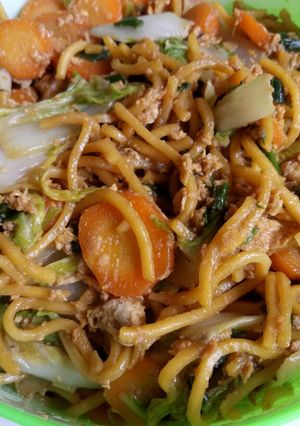 Foto resep Mie kuning basah goreng